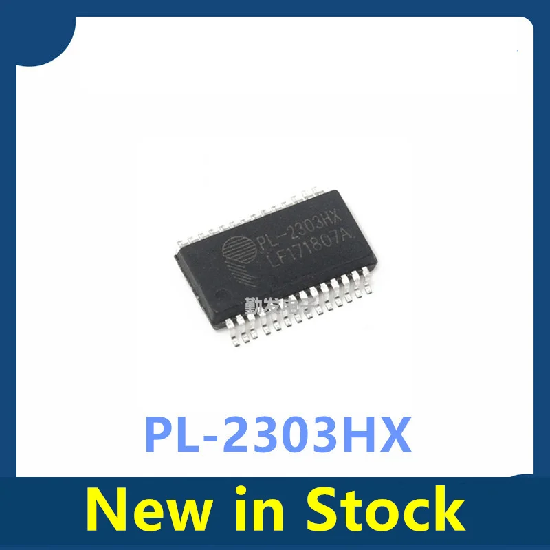 10PCS  PL2303, PL-2303HX, PL2303HX, SSOP-28 USB serial port control IC
