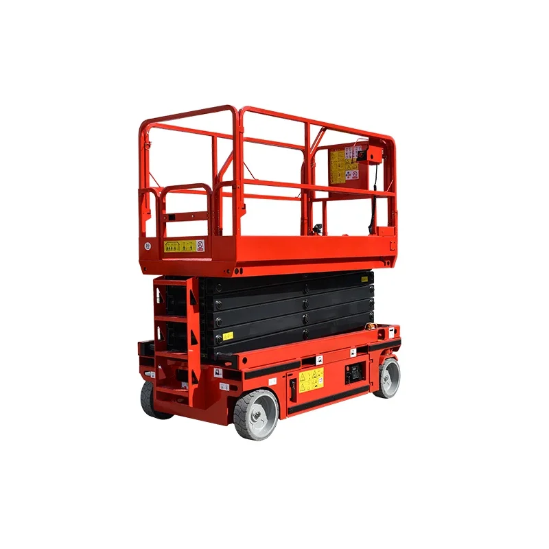 6m 8m 10m 12m 14m High Quality Battery Driven Adjustable Aerial Scissor Lift Work Platform