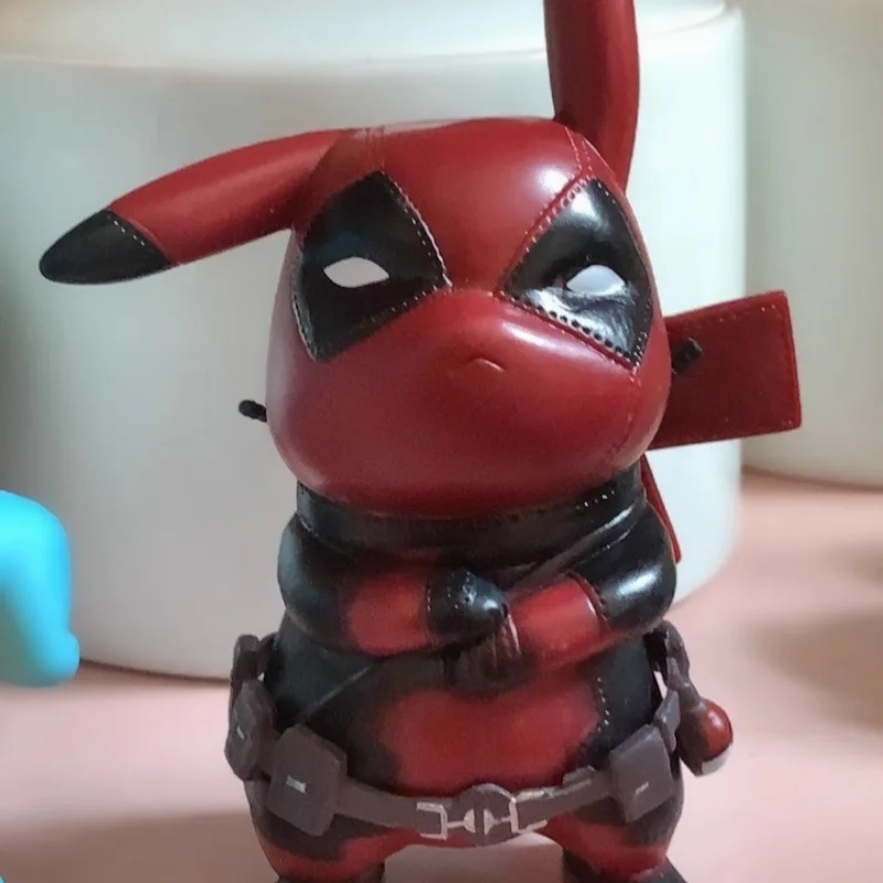 Animaux de poche originaux Pikachu fée Deadpool, ornements de voiture de bureau faits à la main, jouets pour enfants, figurine d'action à collectionner