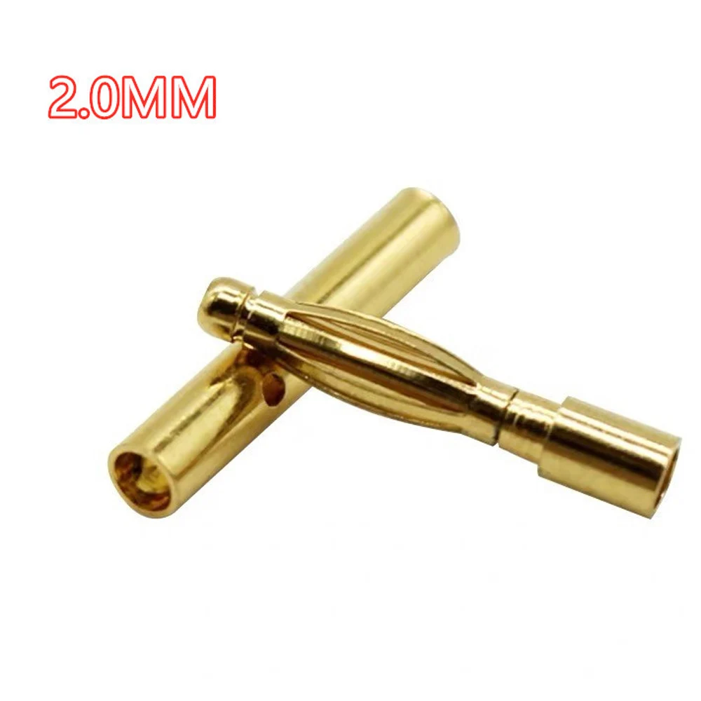 2mm 3mm 3.5mm 4mm 5mm 5.5mm 6mm 8mm RC Battery Gold-plated Bullet Banana Plug High Quality Male Female Bullet Banana Connector