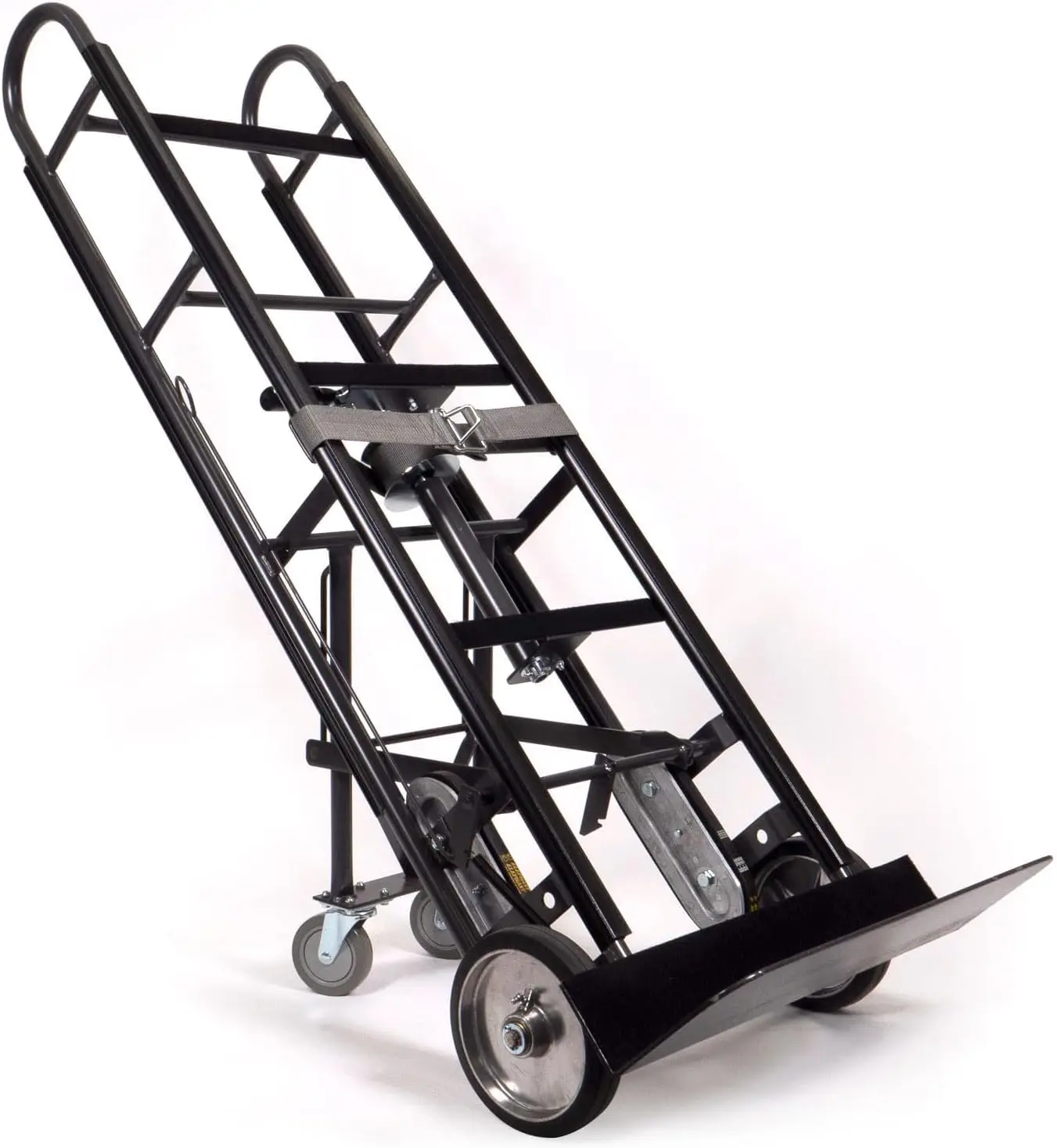 Appliance Truck with Kickback - Industrial Steel Appliance Hand Truck, 1,200 LBS. Capacity, with Single Auto Recoil Strap System