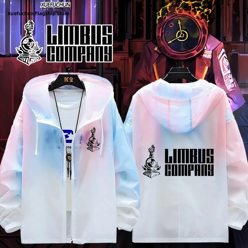 

Ультратонкая солнцезащитная куртка для мужчин от Limbus Company: повседневная, свободного кроя, с капюшоном и карманами на молнии