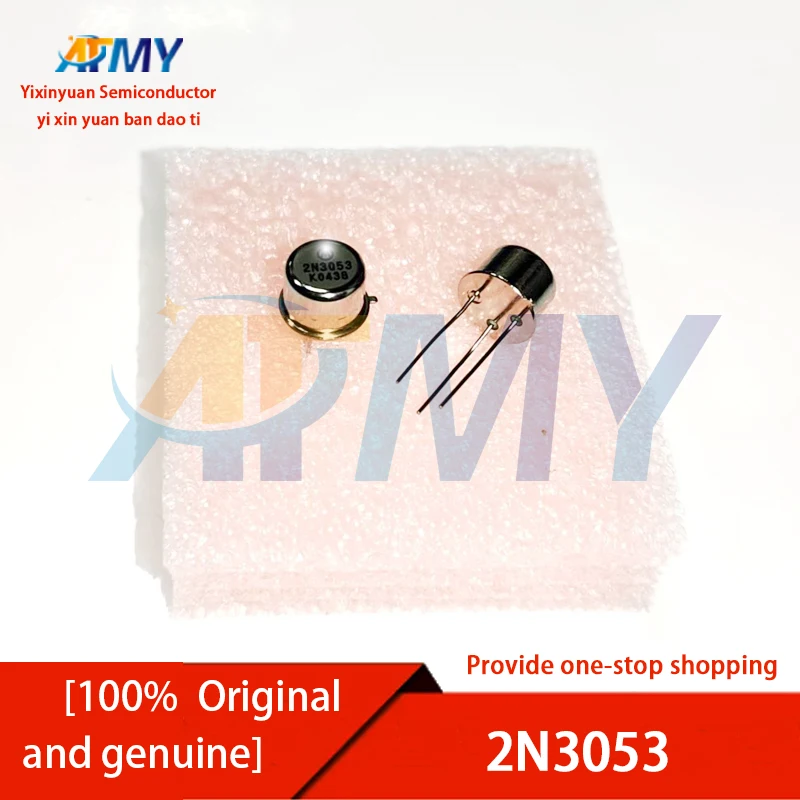 2piece 2N3053 Metal-cased TO-39 Transistor Audio Amplifier Driver