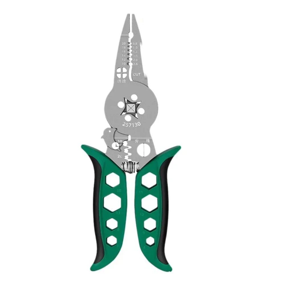 Abisoliermesser Crimpzange Crimpwerkzeug Kabelabisolierer Drahtschneider Multifunktionswerkzeug Multifunktionale Handwerkzeuge – Detail 6
