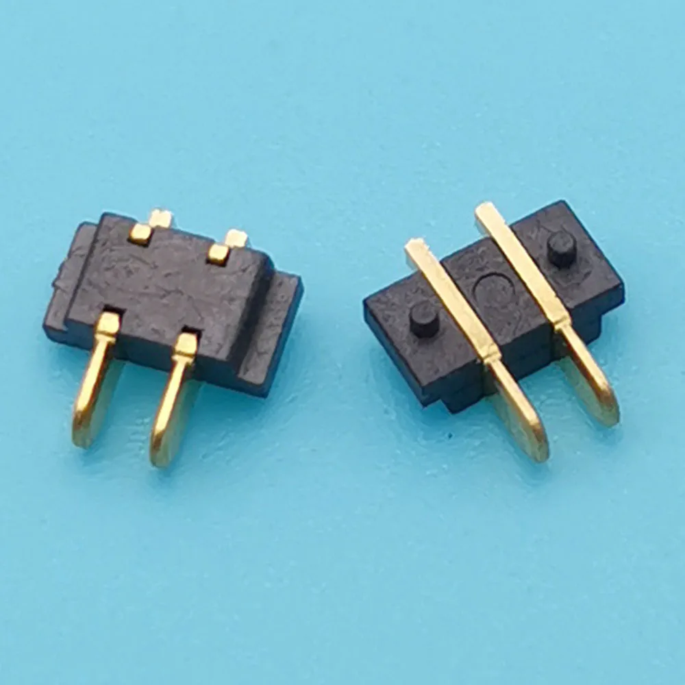 10pcs 2A Current Blade Male Female Battery Connector 2.0 MM Pitch 2 Position PCB design Battery Holder Connector Interface