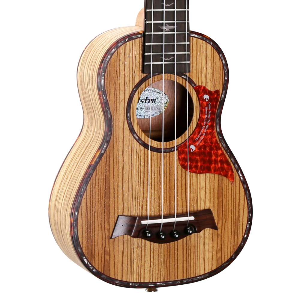 Ukulele Made in China Zebrawood Body Matte Finish Wholesale OEM Ukulele for sale