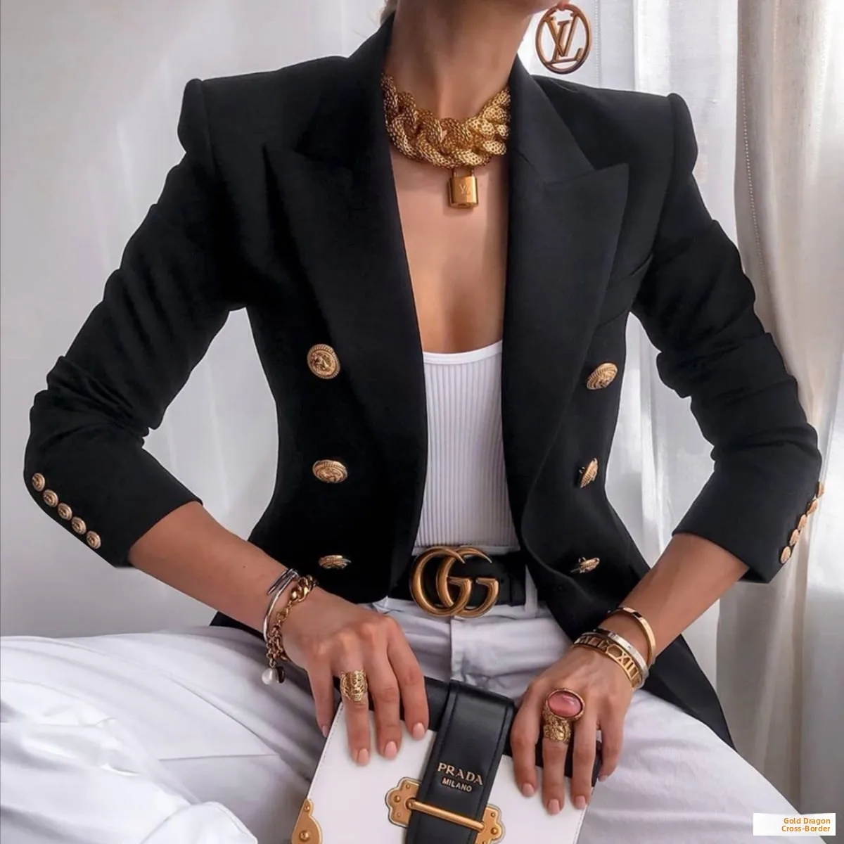 

plus Size Casual Jaets Suits Women Big Ladies Coat Pure Cotton Color Busin Office Wear Winter Season