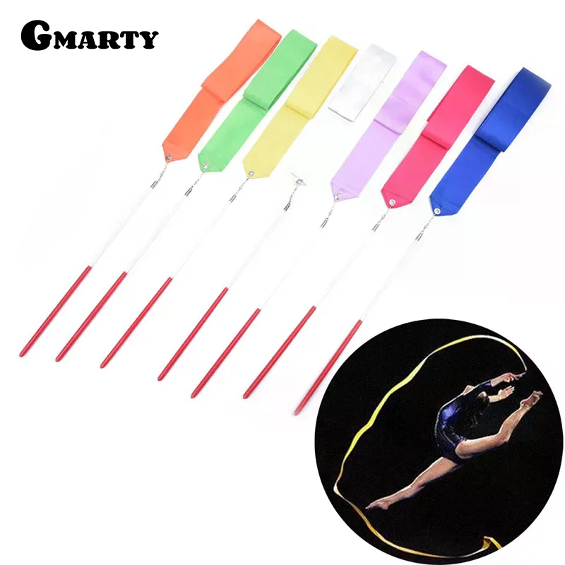 2m Professional Gym Ribbons Dance Ribbon Rhythmic Art Gymnastic Ballet Streamer