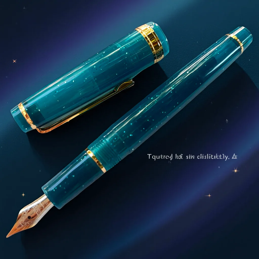 Jinhao 82 Fountain Pen Golden Clip EF/F/M Nib Acrylic Ink Pen Luxury Writing Pens for Stationery Business Office School Supplies