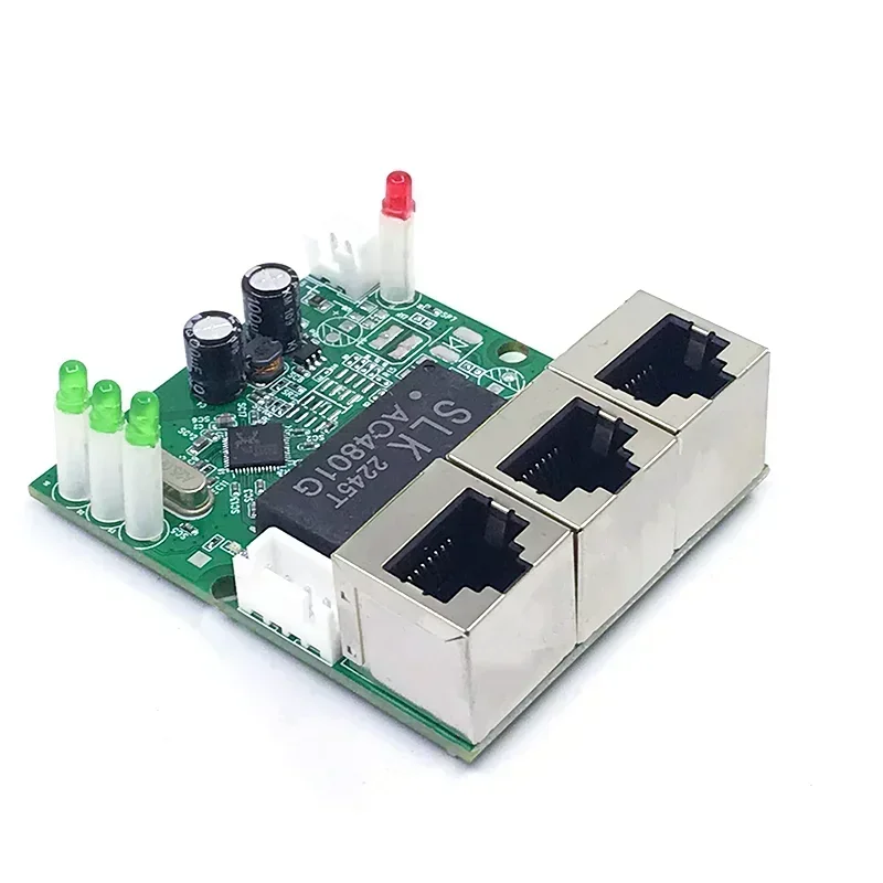 Module de commutation Mini Ethernet, PCBA 4/5 Ports, Networkmini, 10 Mbps, 100Mbps, 5V, 12V, 15V, 18V, 24V