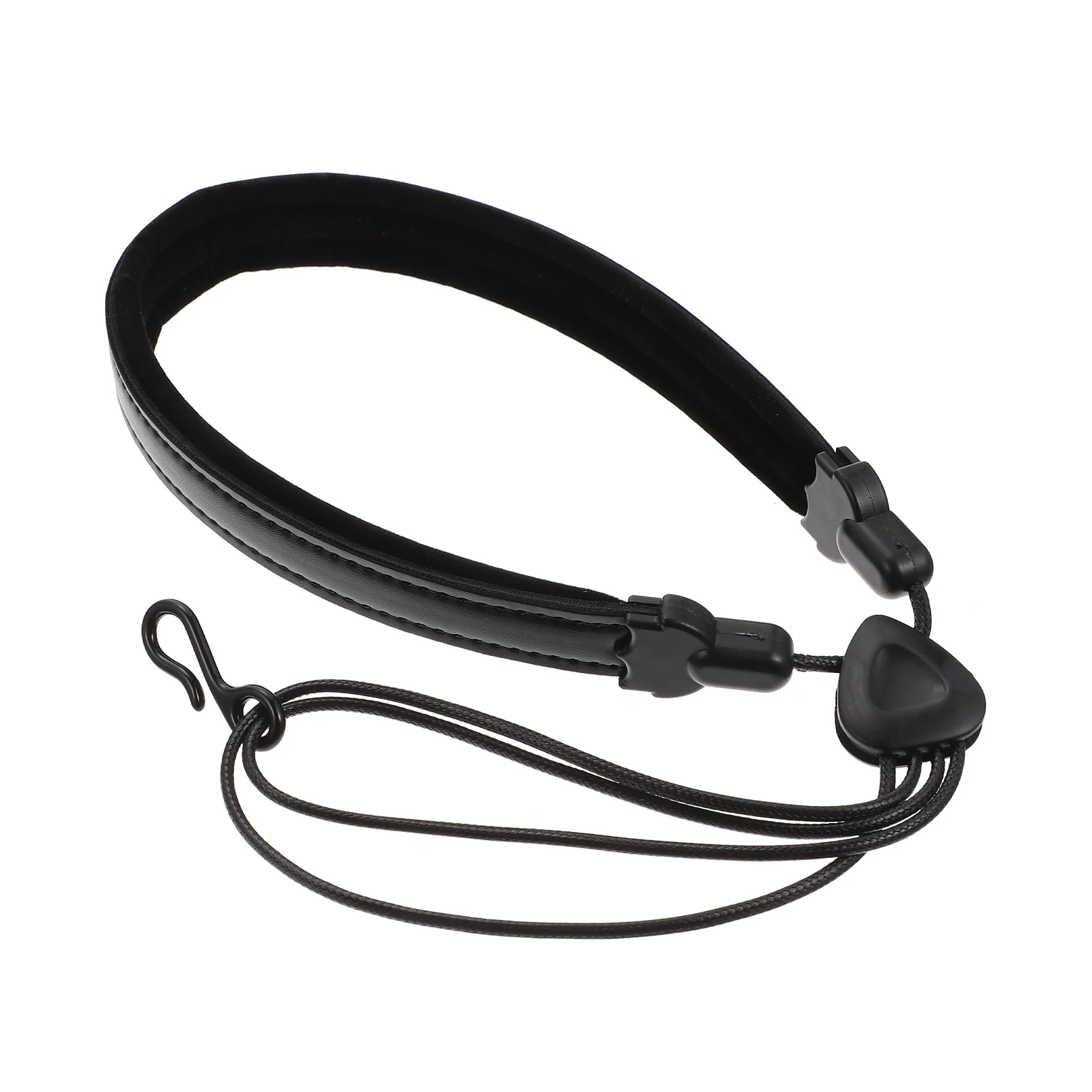 

Saxophone Strap Neck Accessory Simple Pu Hanging Belt Comfortable Easy Musical Instruments Adjustable Tenor Alto