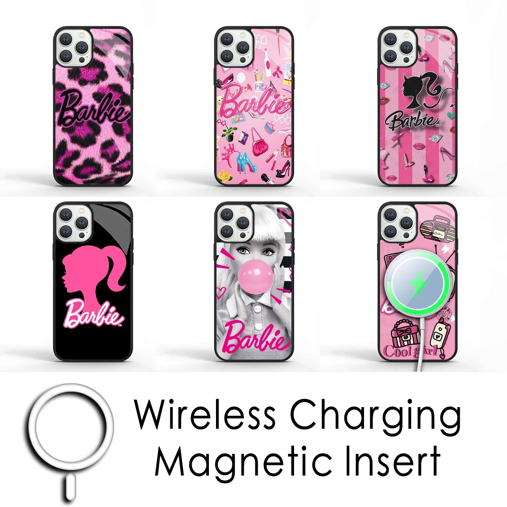 B-Barbies Movie Phone Case For IPhone 16 15 Pro Max Case 14 Plus 13 12 11 Magesafe Magnetic Wireless Charge Cover