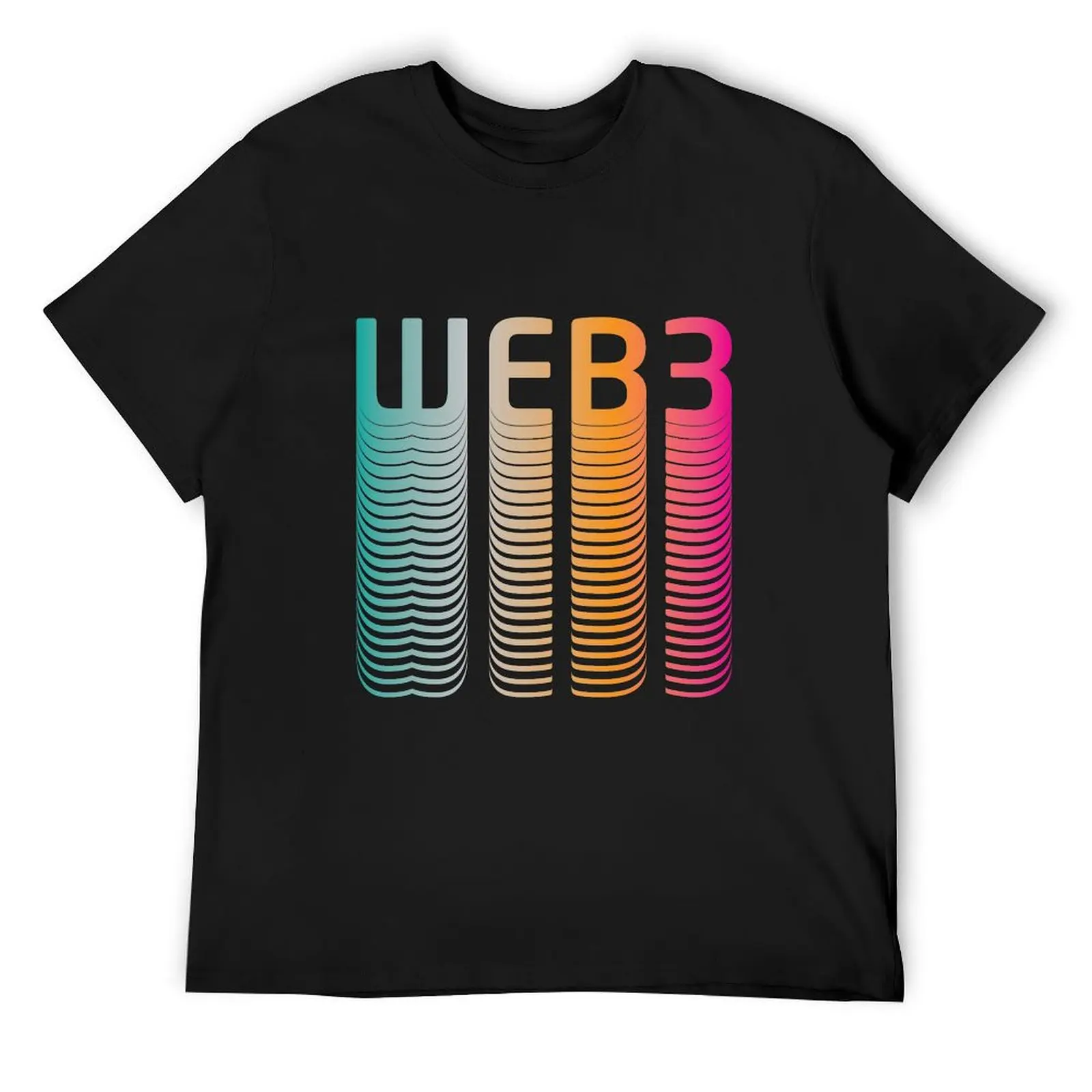 

Web3 - Black T-Shirt summer 2025 oversize t-shirts man funny meme t-shirts Men's t shirts