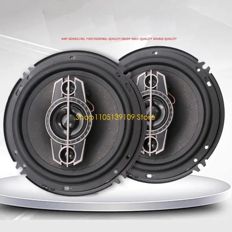 Car Speakers Rubber Vehicle Speakers Coaxial Car Speakers High Performances Speakers for Everyday Commutes & Road Trips