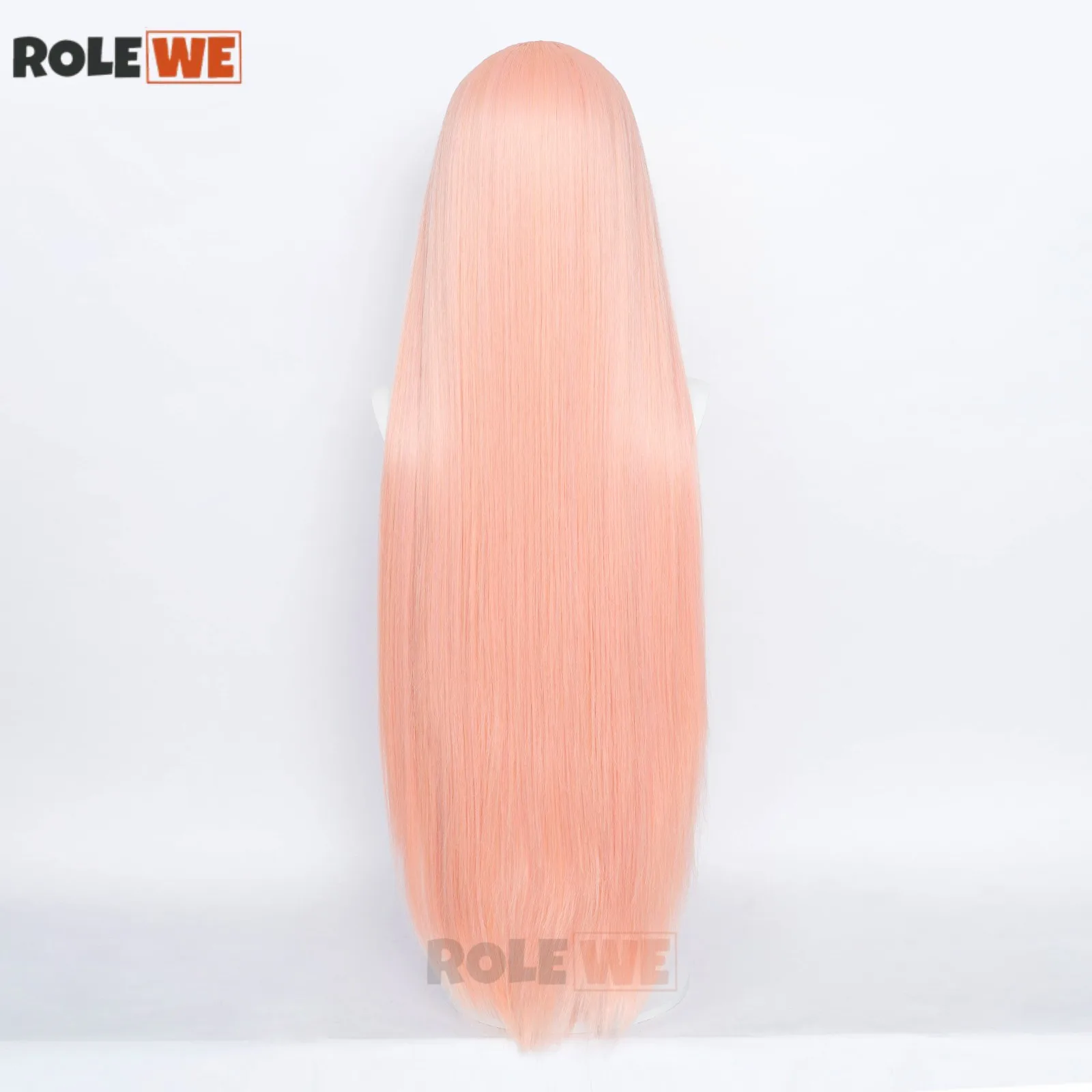 Anime Cosplay Power Wig Cosplay Long Type 2 Color Hair Heat Resistant Makima Power Wigs Props Horns Teeth + Wig Cap