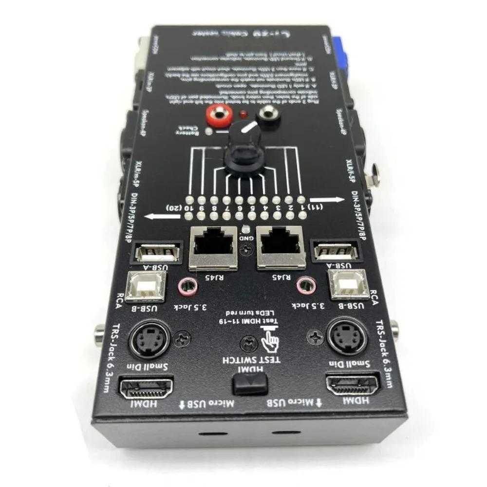 

CT-20 Multifunctional Cable Tester Audio Kanon Signal Tester HDMI Tester