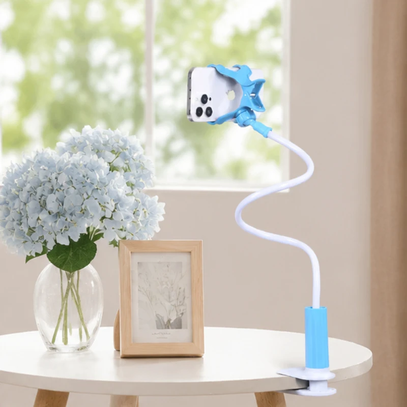 

2PCS Hands-Free Flexible Phone Stand, Gooseneck Holder for Bedside and Desktop Use, Lazy Adjustable Mount for Live Streaming