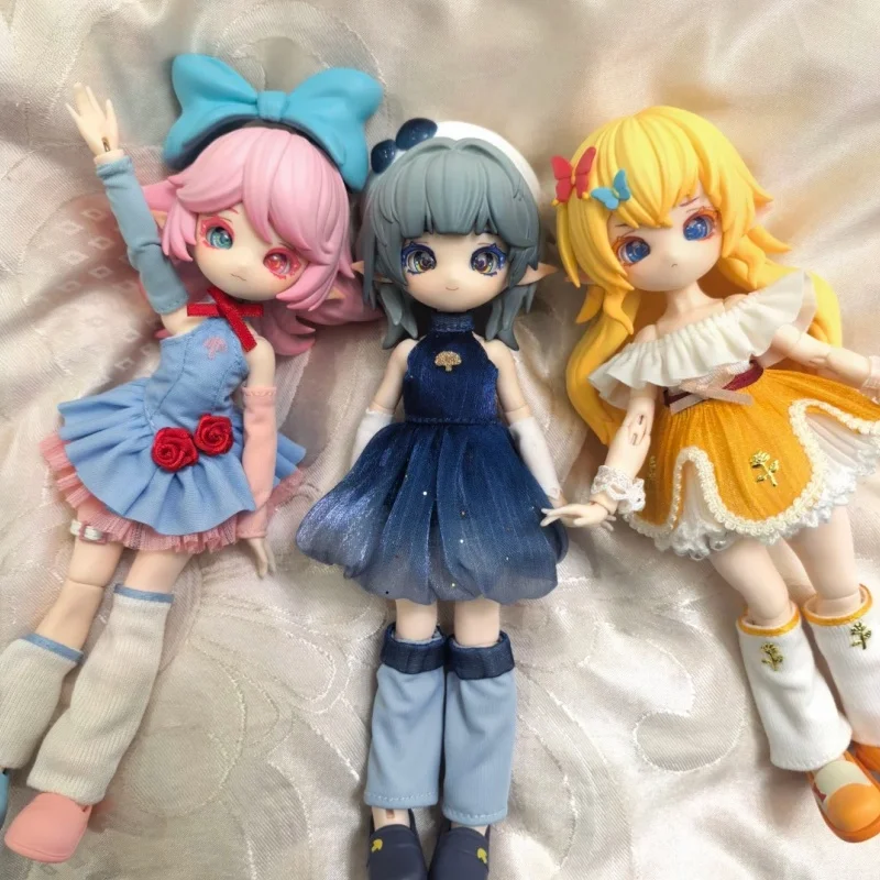 

Mushroom Bjd Blind Box 12-Figure Bjd Collectible Action Figures Trendy Cute Accessories Desktop Decorations Gift Girl toys