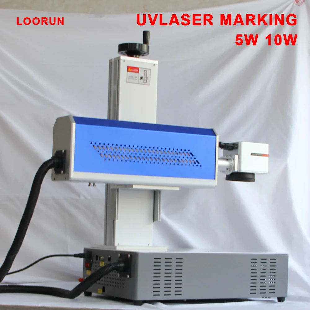 3W 5W 355nm 일체형 구조 바디 디자인 마킹 머신 CNC 디자인 로룬 UV 레이저 조각기 마킹 머신