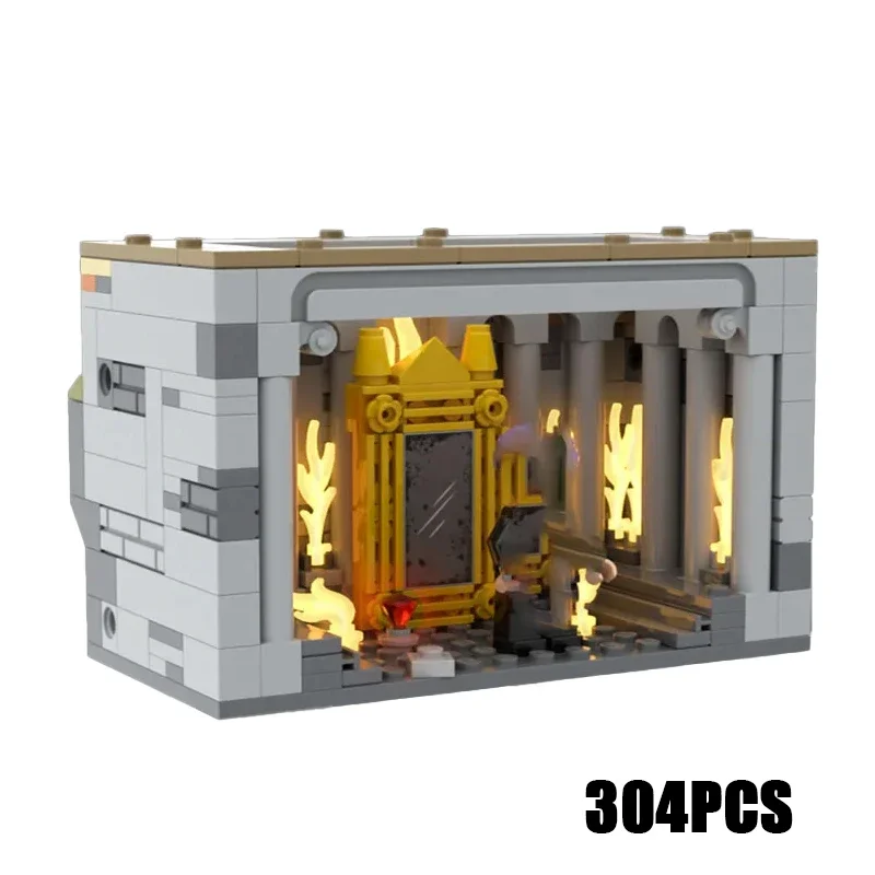 Office Dorm Modular Castle - House Kitchen Library Model Building Blocks MOC Room of Requirement Architecture Collection Toys