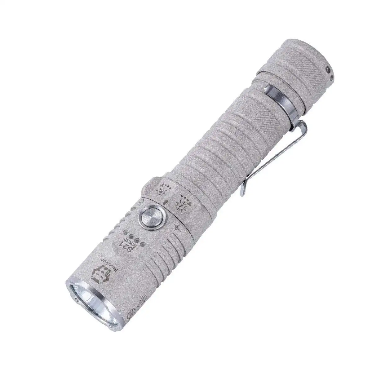 RovyVon S21 Compact Search Flashlight 3000 Lumens EDC Search Torch Light Rechargeable Flashlights