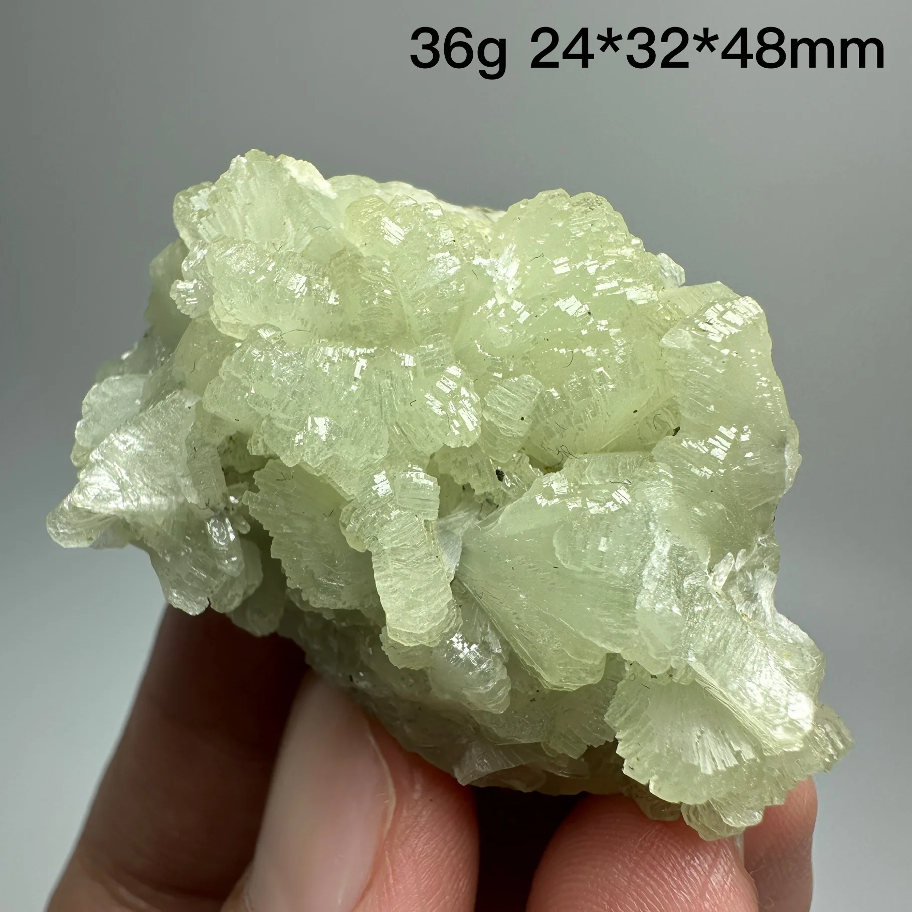 Natural Prehnite Mineral Specimens + healing quartz crystals and stones rock gemstone