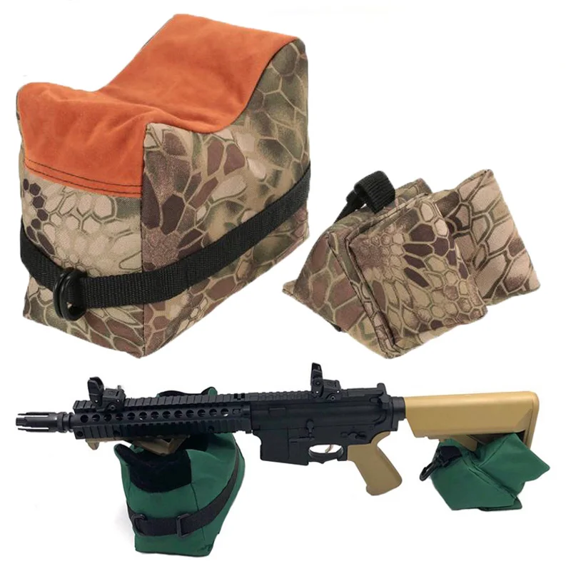 Sniper Shooting Bag Gun Front Rear Bag Target Stand Rifle Support Sandbag Bench Unfilled Outdoor Tack Driver Hunting Rifle Rest