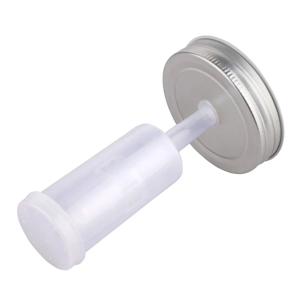 4Pcs Fit Standard Mason Jars Fermenting Kit Airlock System Threaded Sealing Structure Fermentation Cover Tinplate Easy Assembly