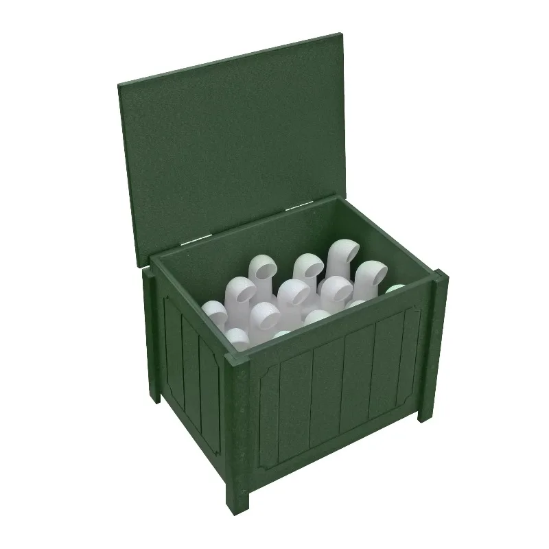 Recycled plastic pouch caddy, recycled plastic