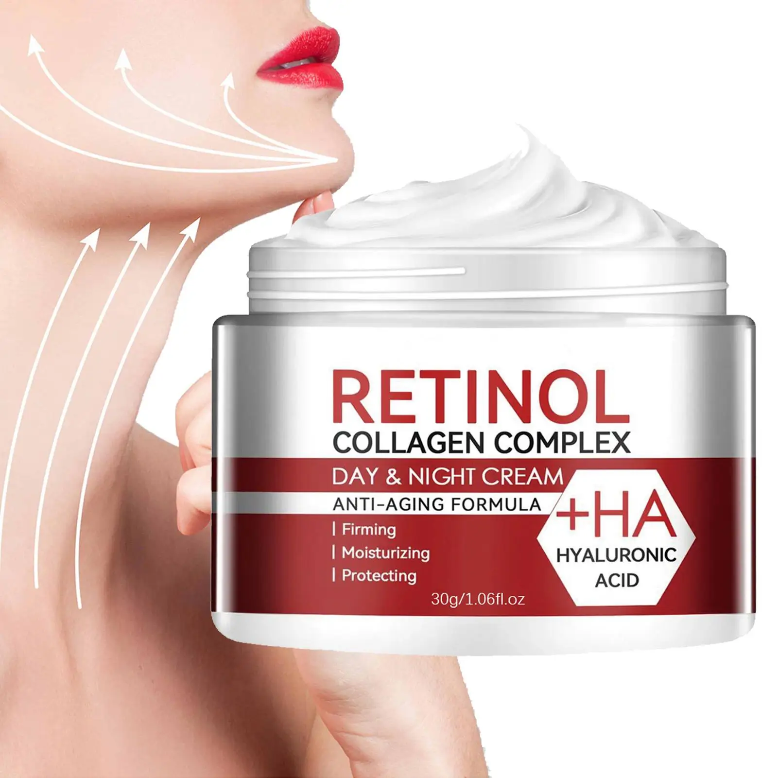 Retinol Face Cream Anti-Aging Tightens Pores Remove Wrinkle Firming Lifting Whitening Brightening Moisturizing Facial Skin Care