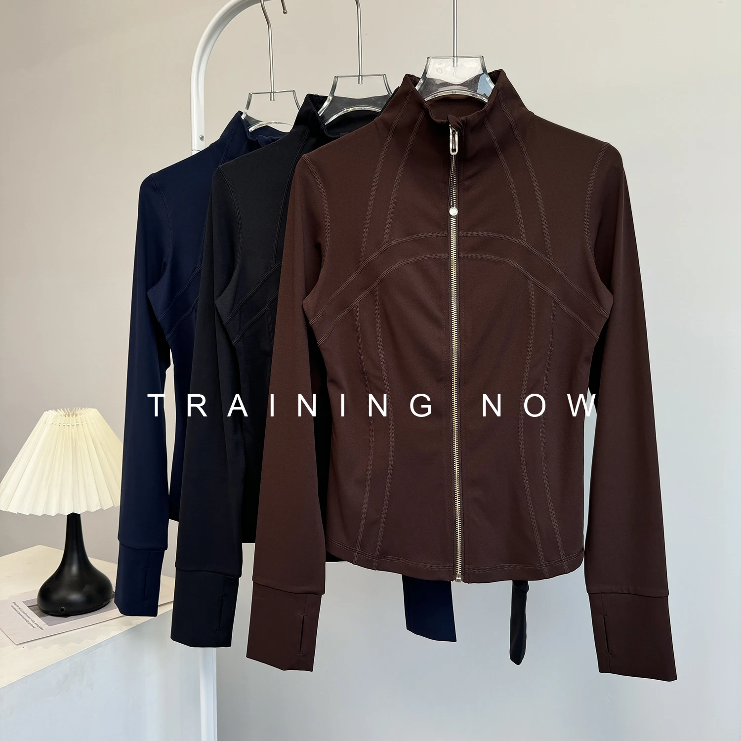 

Высококачественная женская куртка для йоги на молнии, облегающая куртка для тренировок по пилатесу, фитнес-куртка с длинными рукавами, спортивная одежда, топ