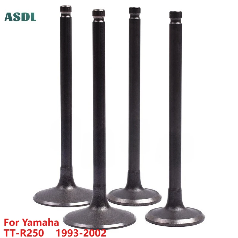 250CC Motorcycle Intake Valve and Exhaust Valve Stem Kit For Yamaha TT-R250 1993-2002 TTR250 TT-R 250 1994 1995 1996 1997 1998