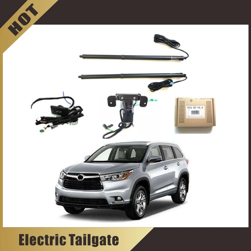 

Для Toyota Highlander 2009-2022, Модифицированная задняя дверь, подъемная задняя дверь, можно установить ножной датчик