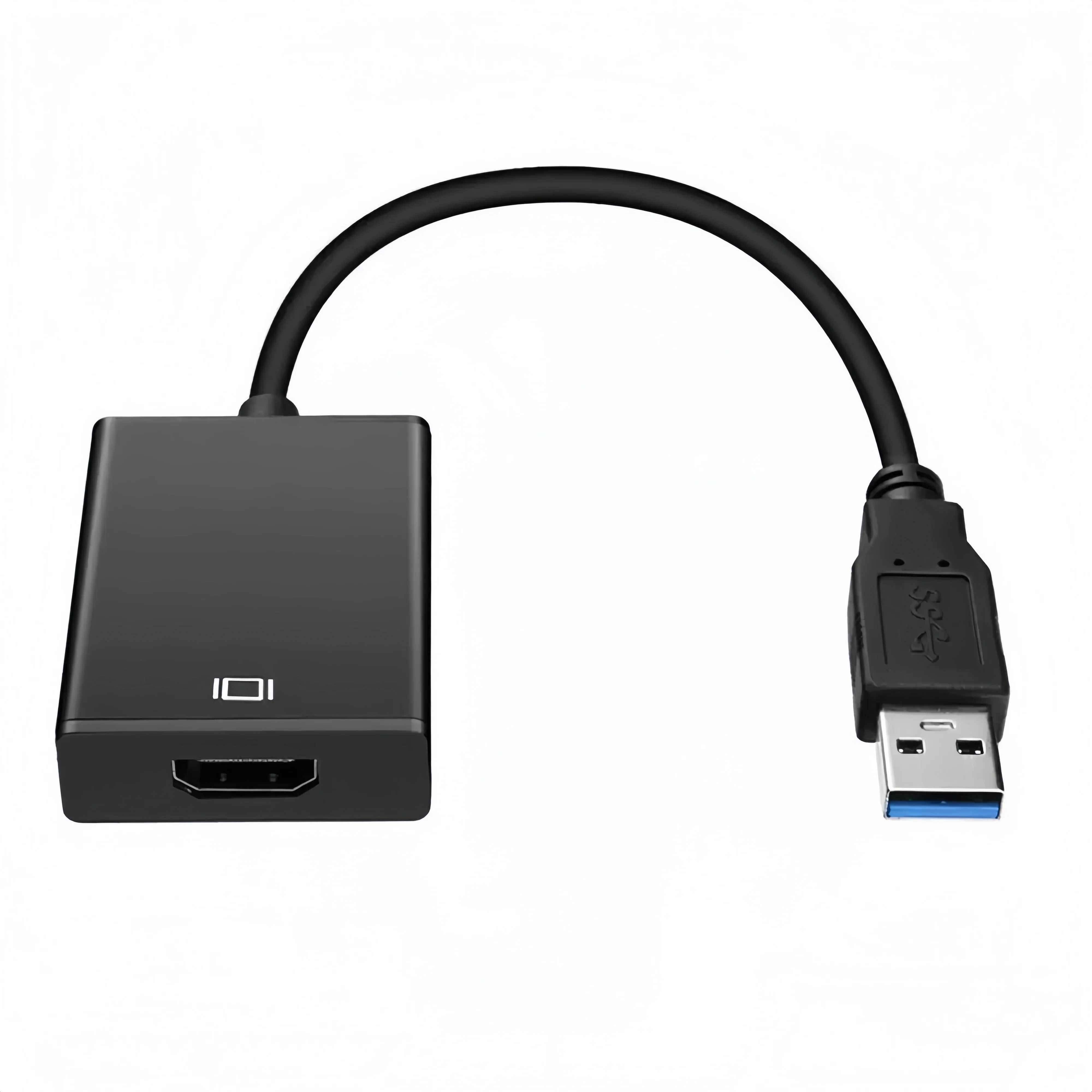 5 peças usb 3.0 para hdmi 1080p adaptador de áudio de vídeo plug play laptop pc projetor monitor de tv display externo cabos de áudio e vídeo