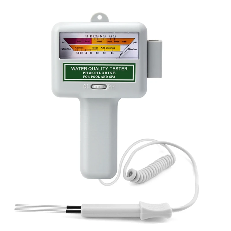 Waterkwaliteitstester PC-102 CL2 Chloor PH-tester Draagbare digitale monitor Analyse Chlooranalysator Meetinstrument Duurzaam A