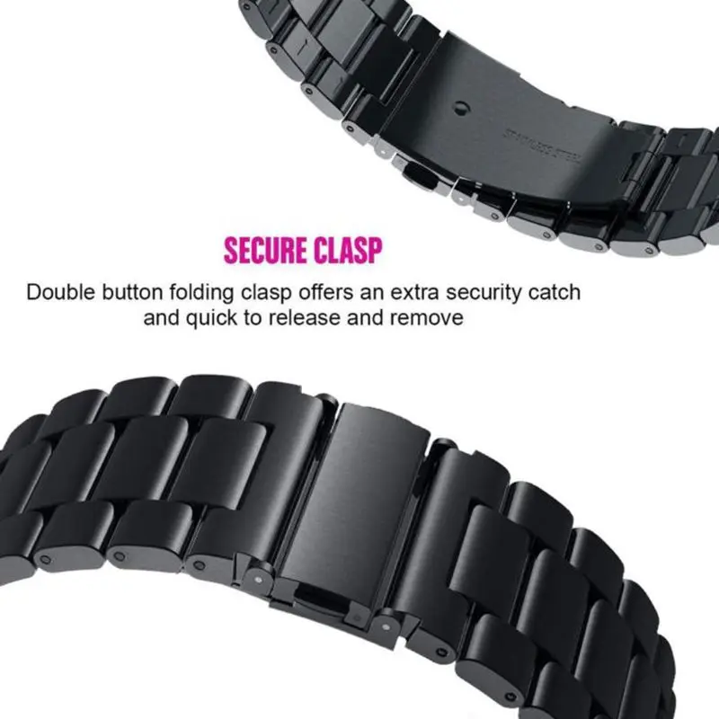 Tali Logam Baja Tahan Karat untuk Xiaomi Huami Amazfit GTR 42Mm 47Mm Gelang Gelang Gelang untuk Huami Amazfit GTR 2/3 Tali Gelang