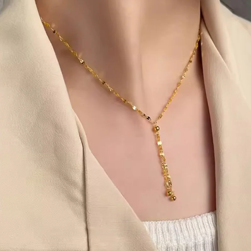 gilded-luxury-vintage-lockbone-chain-tassel-pendant-bead-lippishaped-dangle-fashion-jewelry-gold-color-adult-single-layer-onl