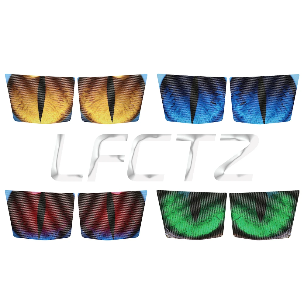 Headlights Eye Body Sticker Fit for Polaris Ranger Crew XP 700 500 2x4 700 6x6 05-09 Motorcycle Front Lights Protection Stickers - view 2