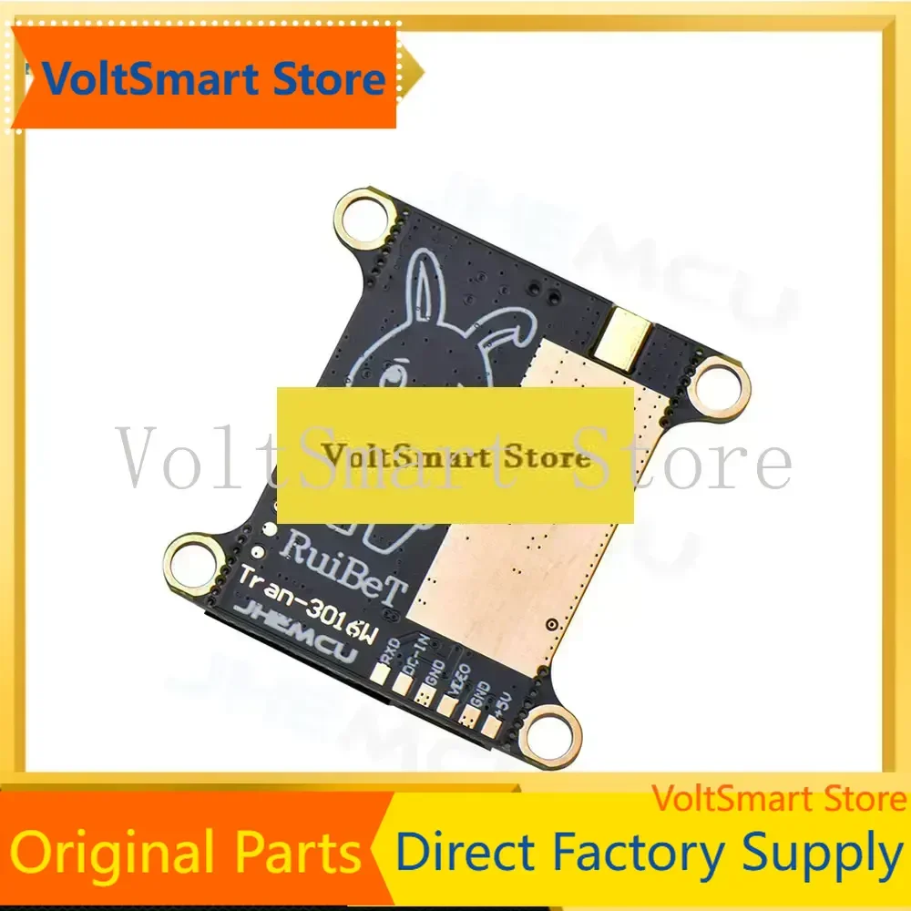 VoltSJHEMCU RuiBet Tran-3016W 5.8G 40CH 1.6W PitMode 25mW 200mW 400mW 800mW 1600mW Adjustable VTX 2-6S 30X30mm For RC FPV Drone