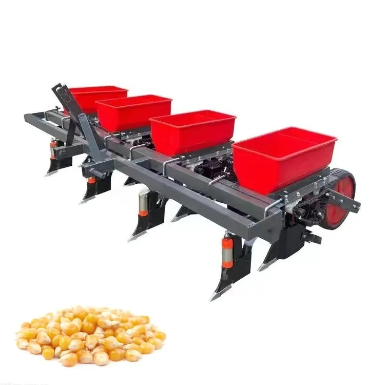 Corn Seeder Three Point Hanging 2 3 4 Row Corn Planter/corn Precision Planter Matched With Four-wheel Tractor