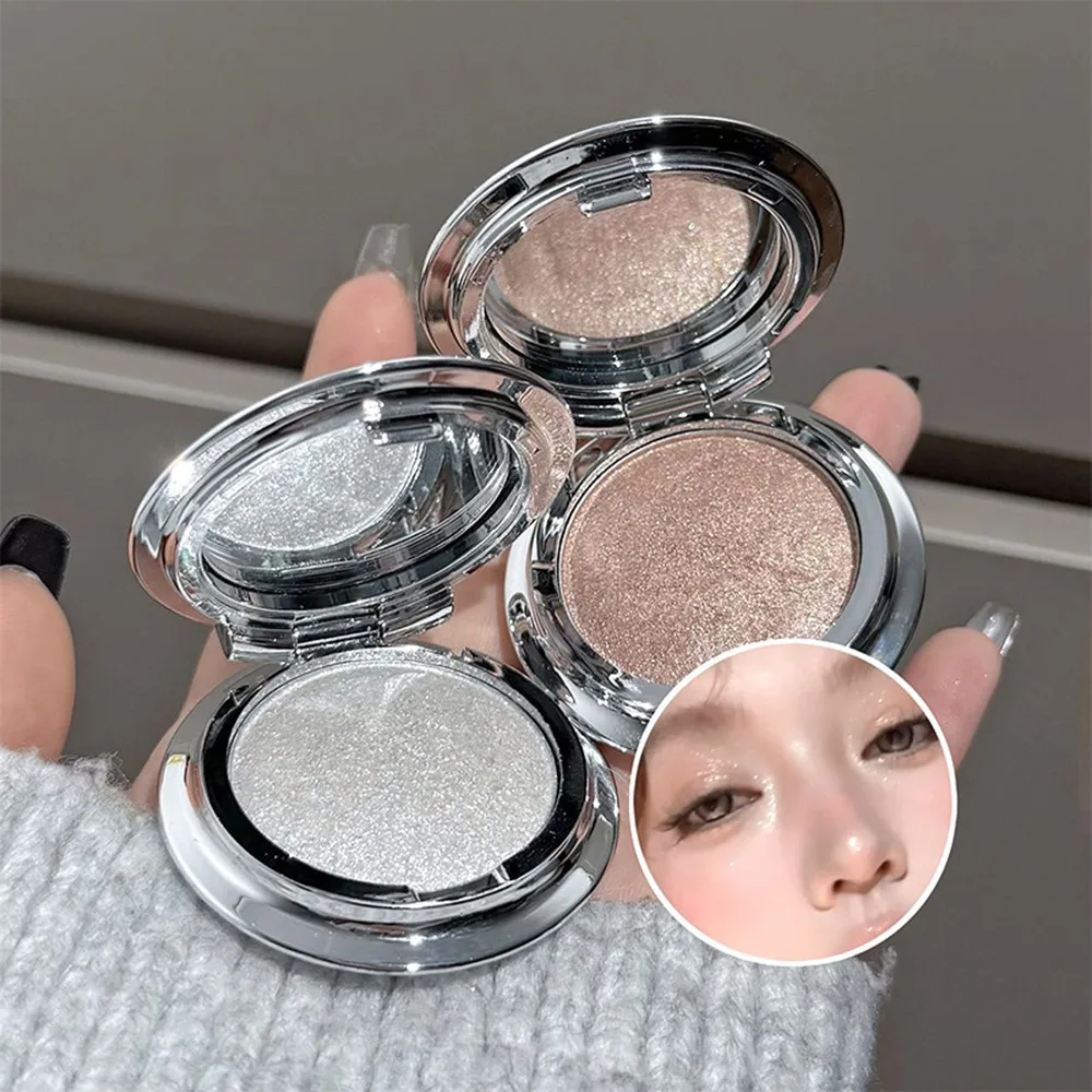 グリッターシャイニングアイシャドウパレット長持ちする光沢のあるハイライターパウダー着やすい明るくするグリッターハイライター女性女の子