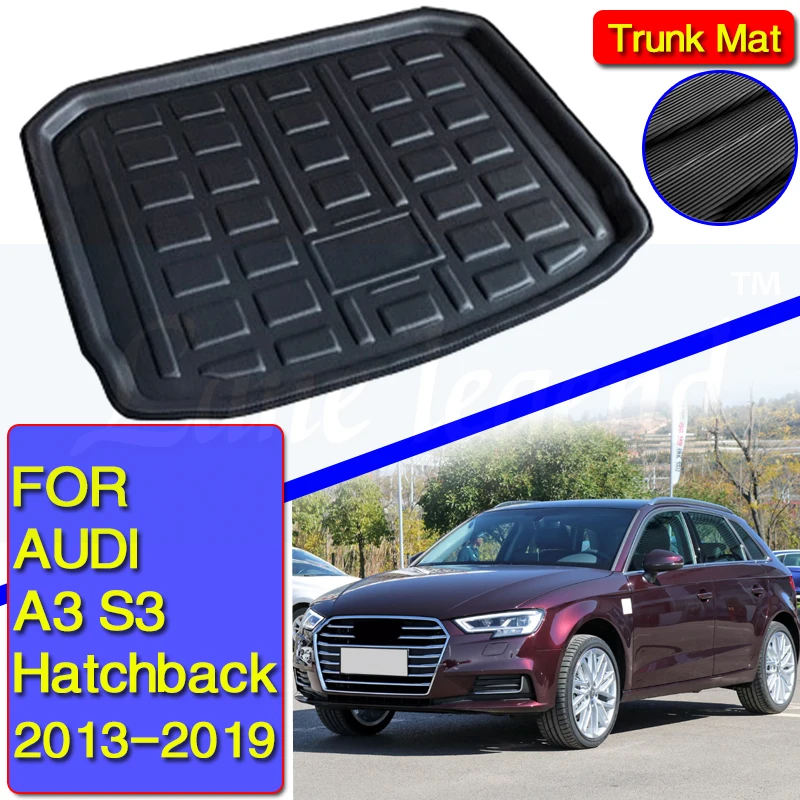 

Boot Liner Trunk Mats For Audi A3 S3 RS3 8v Sportback Hatchback 2013 - 2019 Rear Cargo Floor Tray Mat 2014 2015 2016 2017