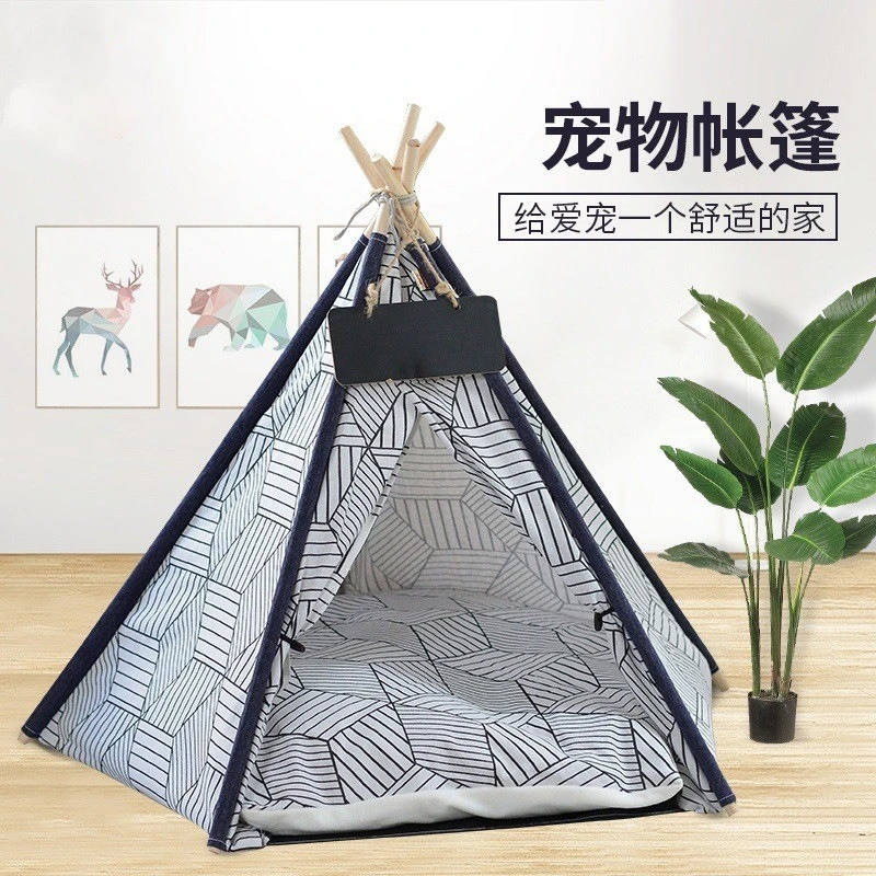 Pet foldable tent cat dog kennel four seasons cat and dog tent wholesale small and medium dog