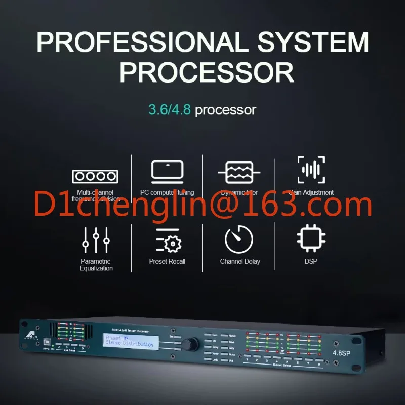 Professional Sound System 3.6SP 4.8SP Digital Speaker Processor Sound System Outdoor Sound System Professional