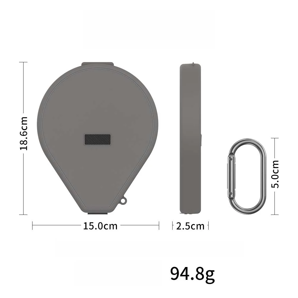 

For Jobsite Pro Neckband Earphones Dust-Proof Shock Resistant Hard Storage Case Portable Protective Carry Bag