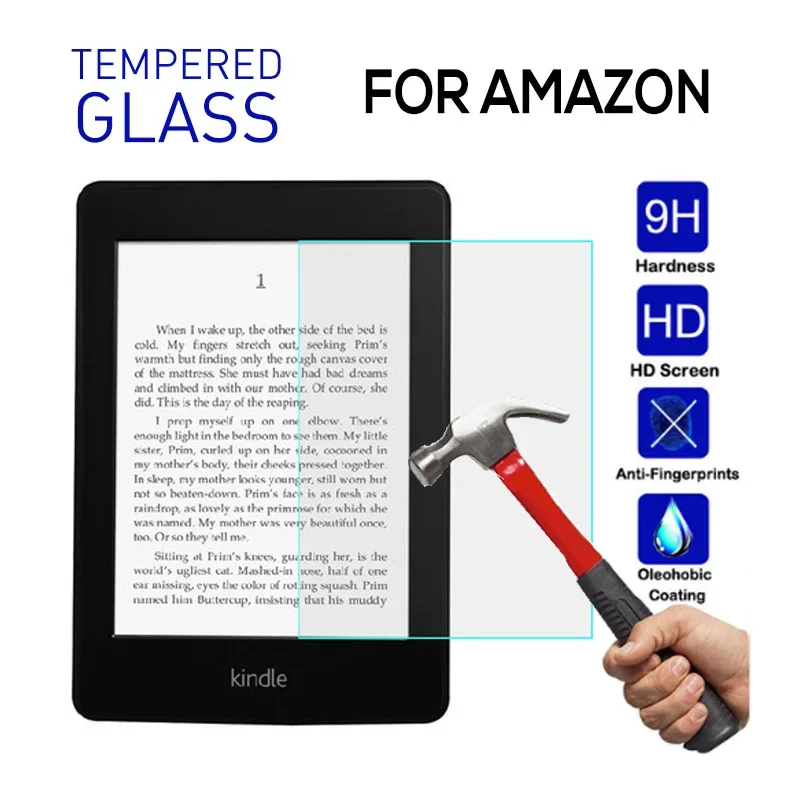 

9H Tempered Glass For Amazon Kindle Paperwhite 4 2018 10th Generation for Fire HD 10 2021 11th Screen Protector Film Guard Glass