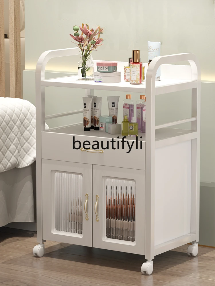 Beauty salon trolley Beauty instrument Multifunctional storage rack instrument Beauty salon special trolley