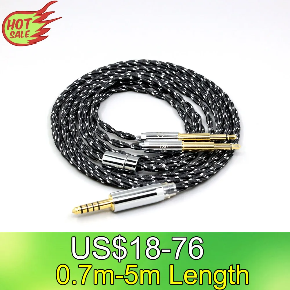 

OCC Mixed OFC Twisting Nylon Earphone Cable For Meze 99 meze99 Classics NEO NOIR Headset Headphone LN008701