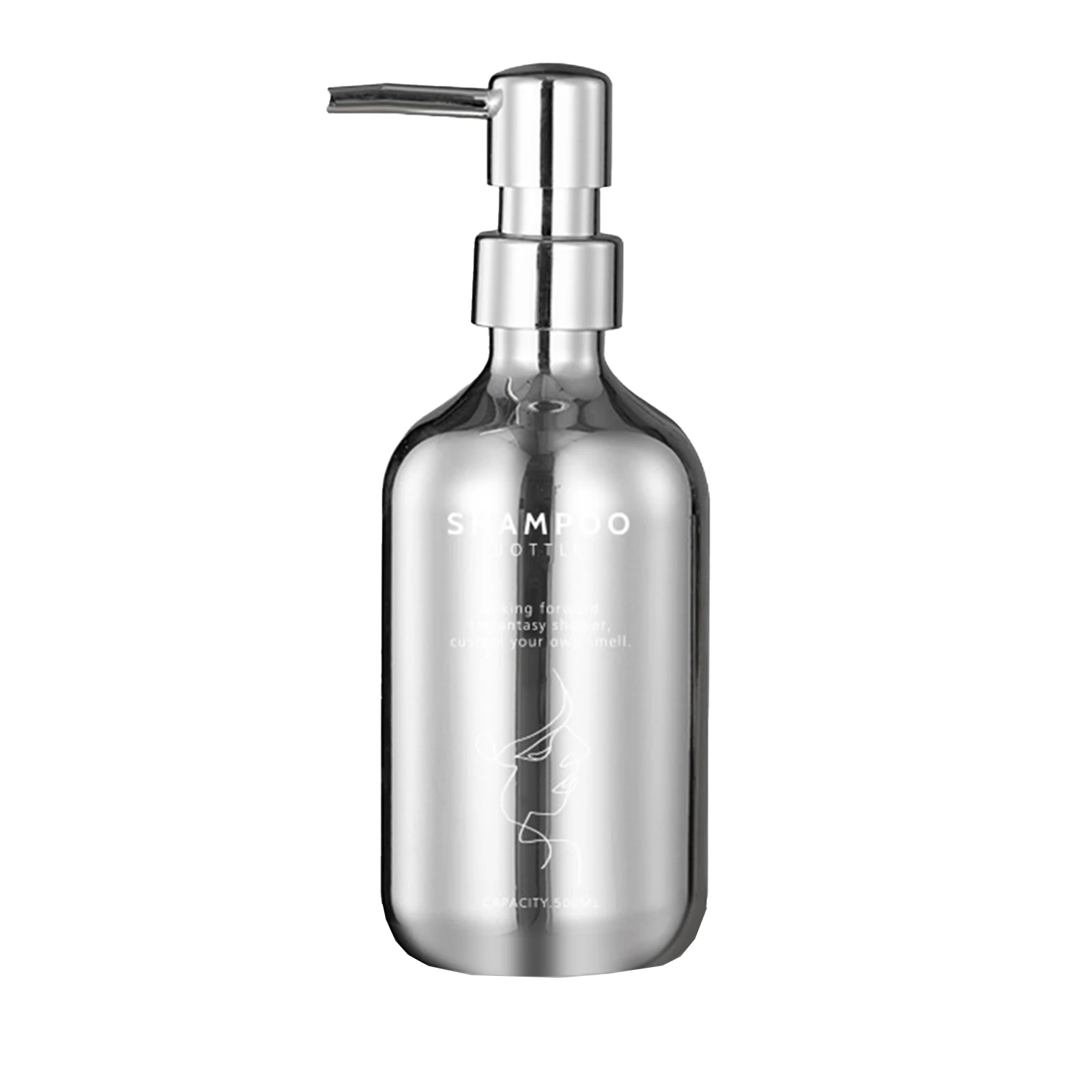

500ml Soap Bottle Refillable Shampoo Bottle High-Quality Material Long-lasting Pump Meticulous Craftsmanship Home Use