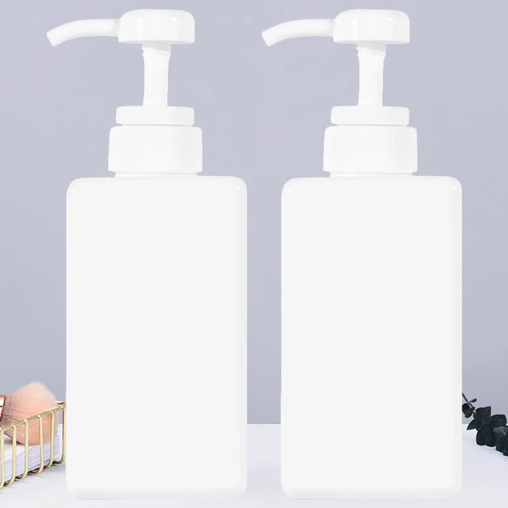 

2Pcs Plastic Lotion Pump Bottle Subpackaging Container Portable Travel Dispenser for Shampoo Liquid Soap Body Wash Refill